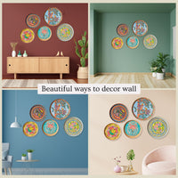 Madhubani Wall Plates- Set of 5