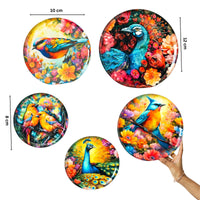 Pakshi Wall Plates - Set of 5
