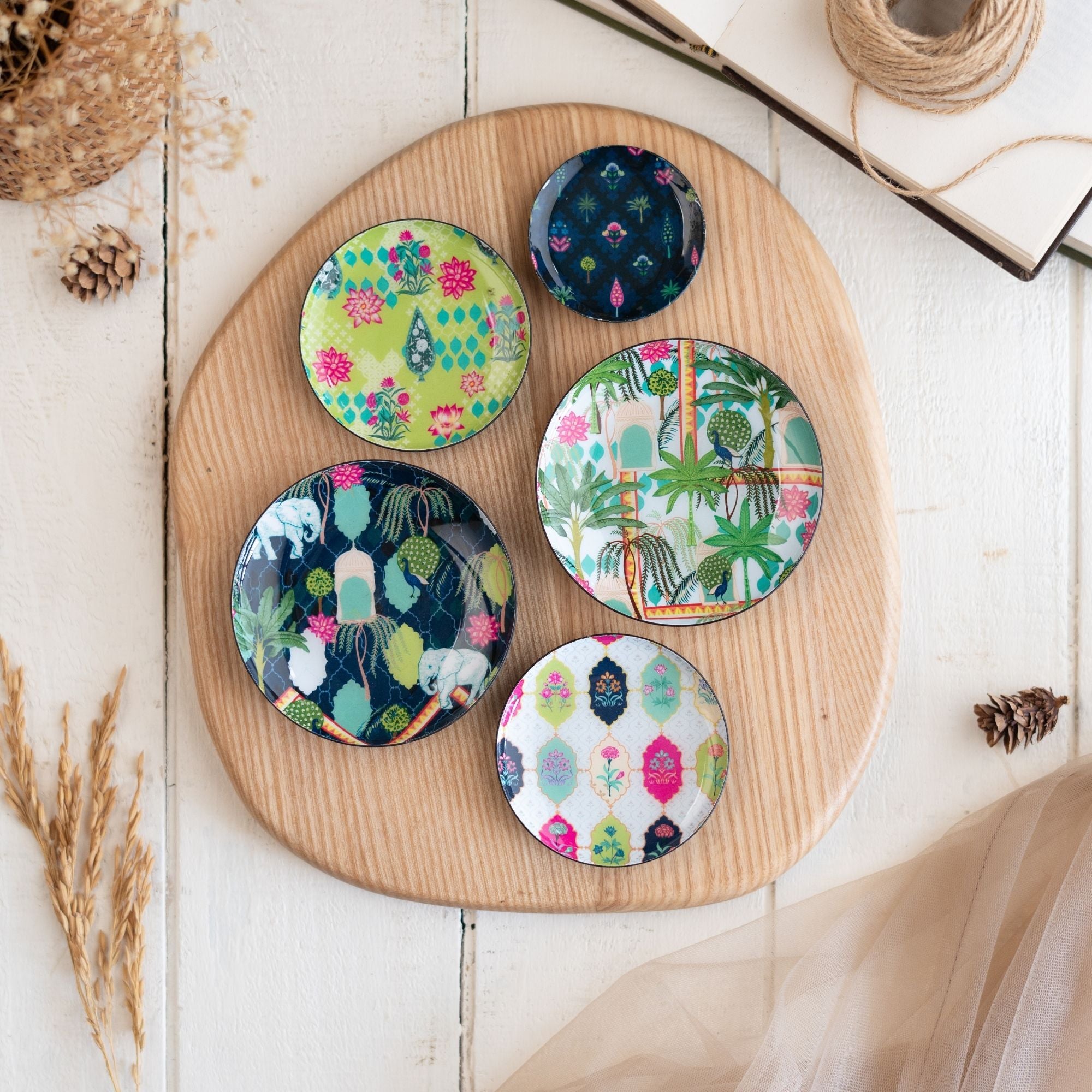 Jaipur Haveli Fridge Magnets- Set of 5