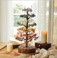 7 Chakra Crystal Gemstone Wishing Tree
