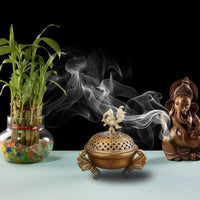 Sanchi Brass Loban lamp / Dhoop Dani / Dhuni