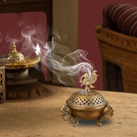 Sanchi Brass Loban lamp / Dhoop Dani / Dhuni