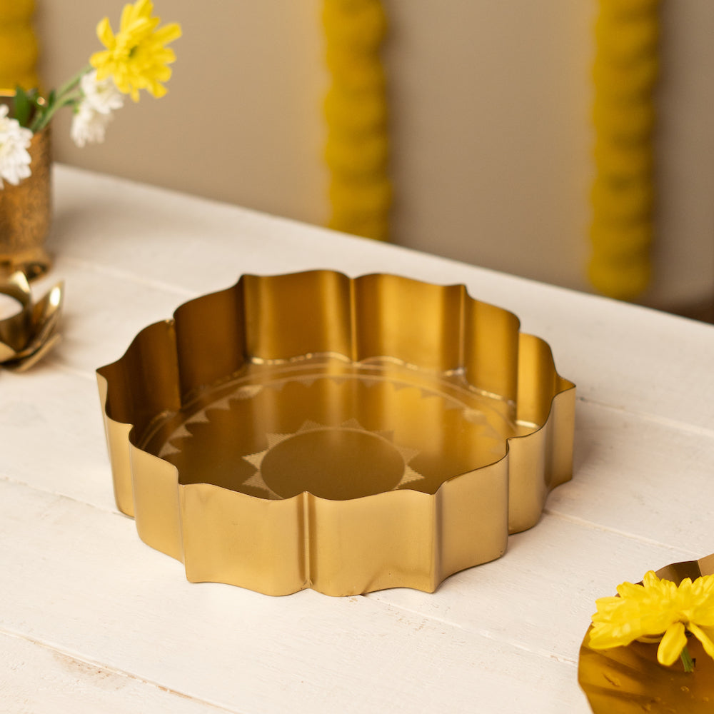 Brass Plated Sitara Urli