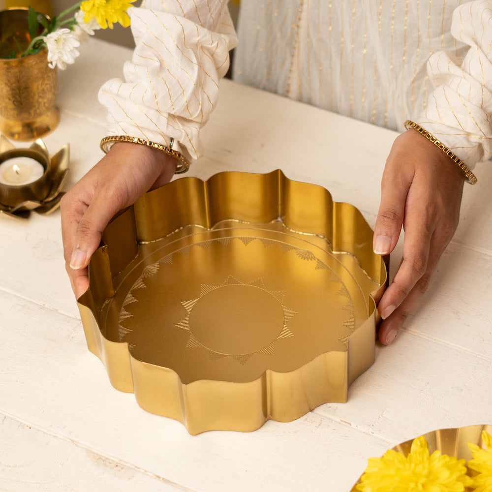 Brass Plated Sitara Urli