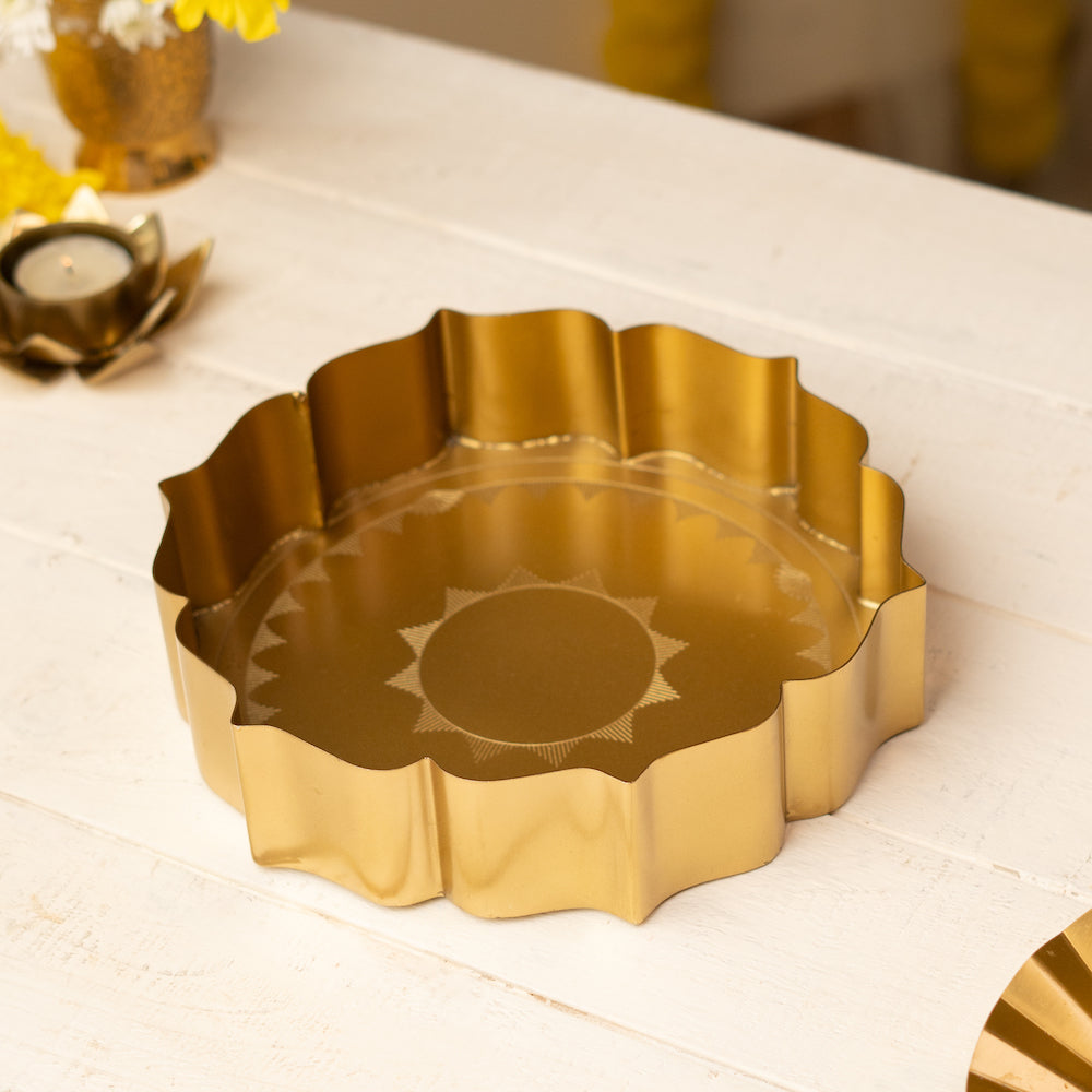 Brass Plated Sitara Urli