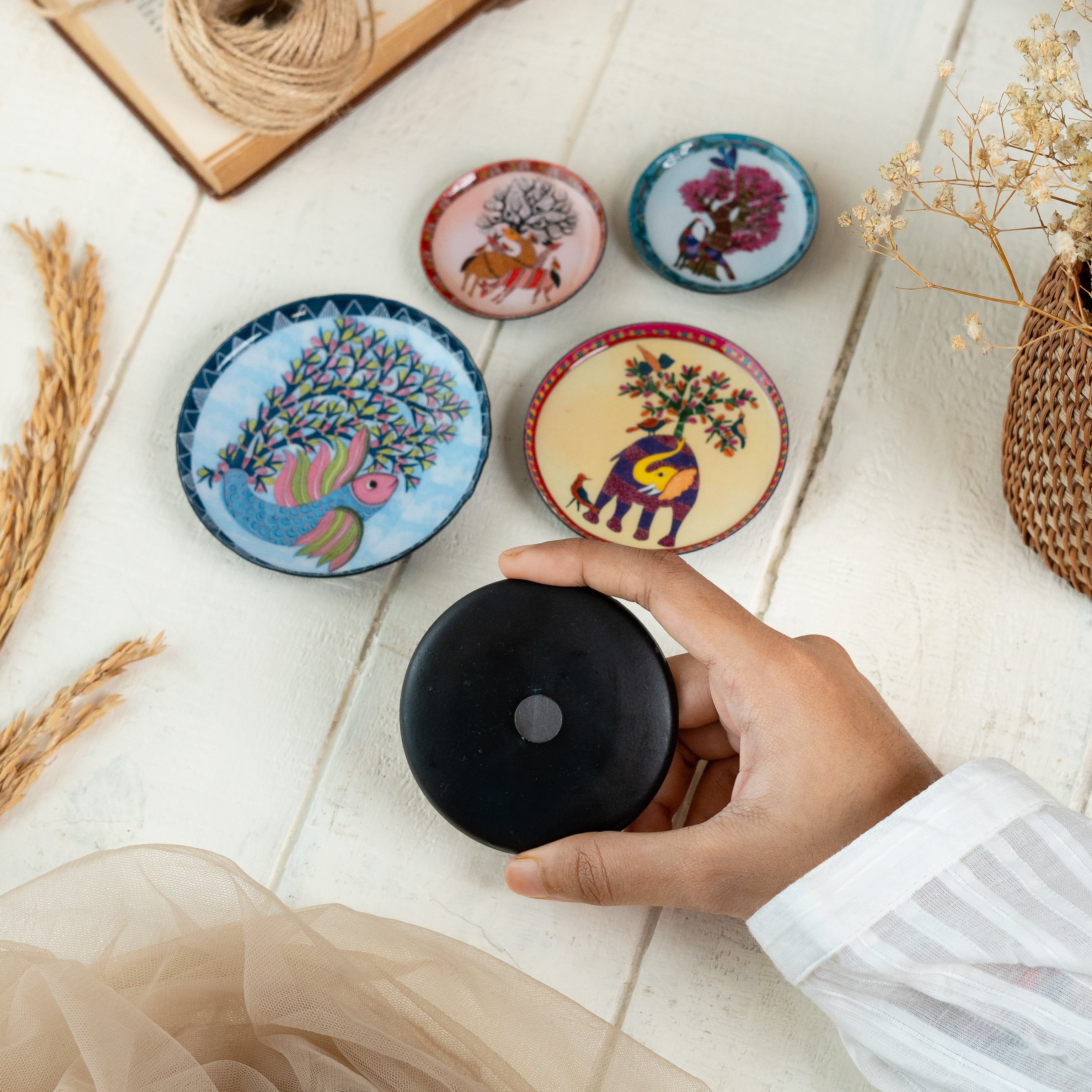 Gondh Fridge Magnets- Set of 5