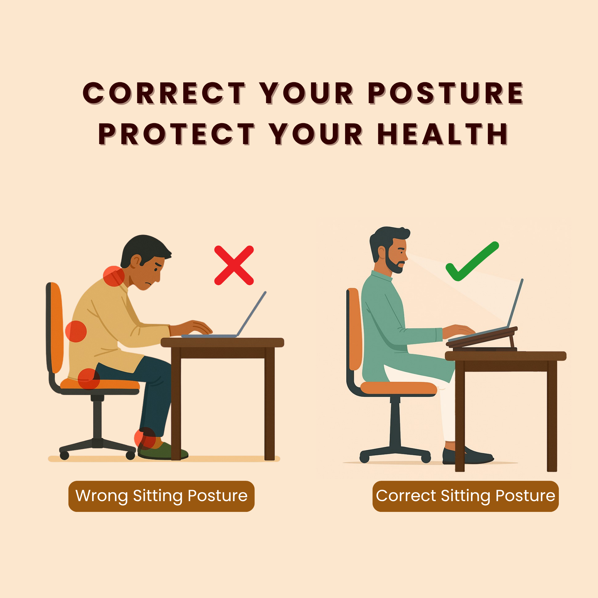 Royal Palace Wooden Laptop Stand with Mobile Tray