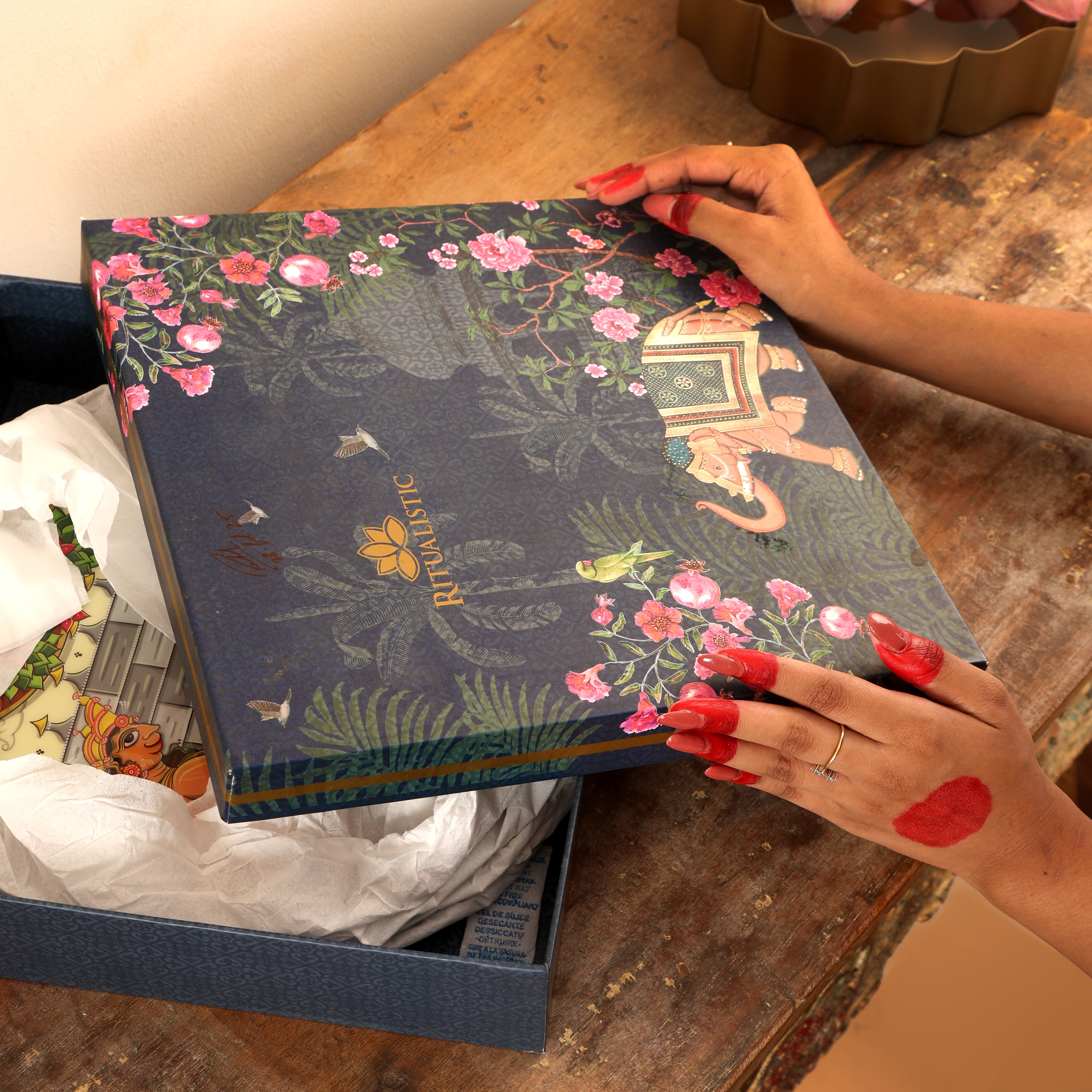 Ramayan Bengal Pattachitra Wall Plates -Set of 3