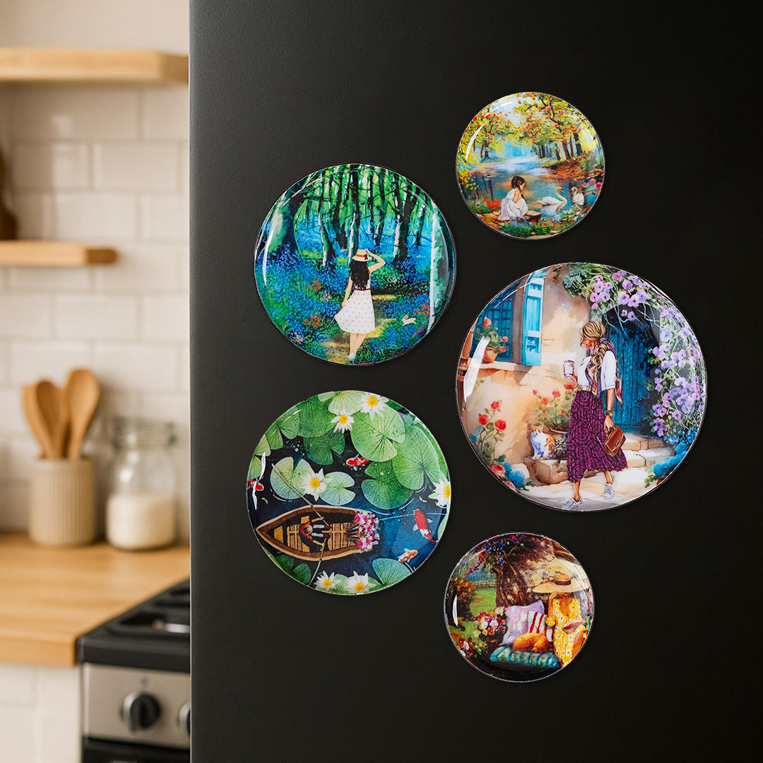 Slice of Life Fridge Magnets- Set of 5