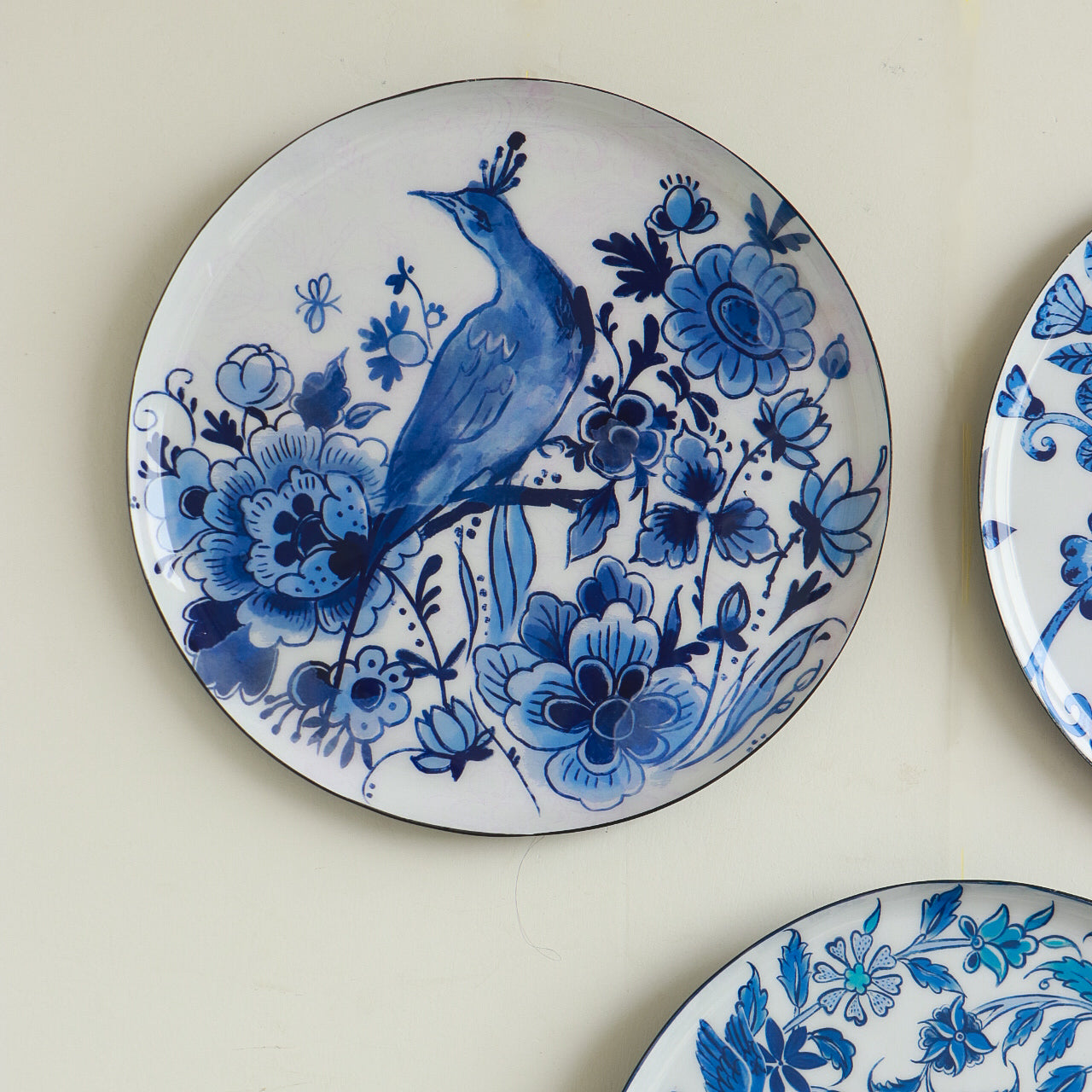 Holland Delft Art Wall Plates- Set of 9