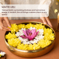Maitri Brass Plated Urli