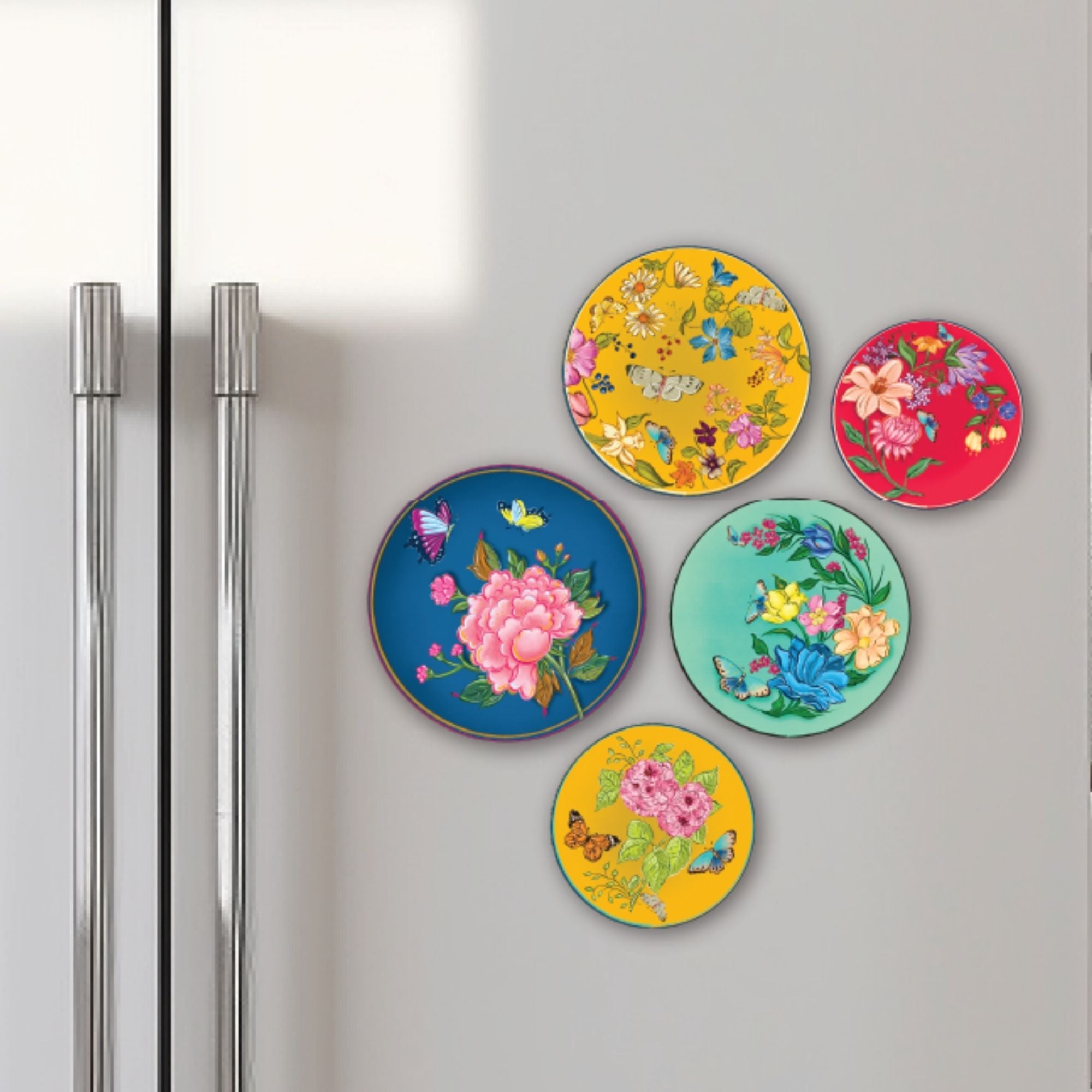 Pushpam Fridge Magnets- Set of 5