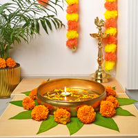 Maitri Brass Plated Urli