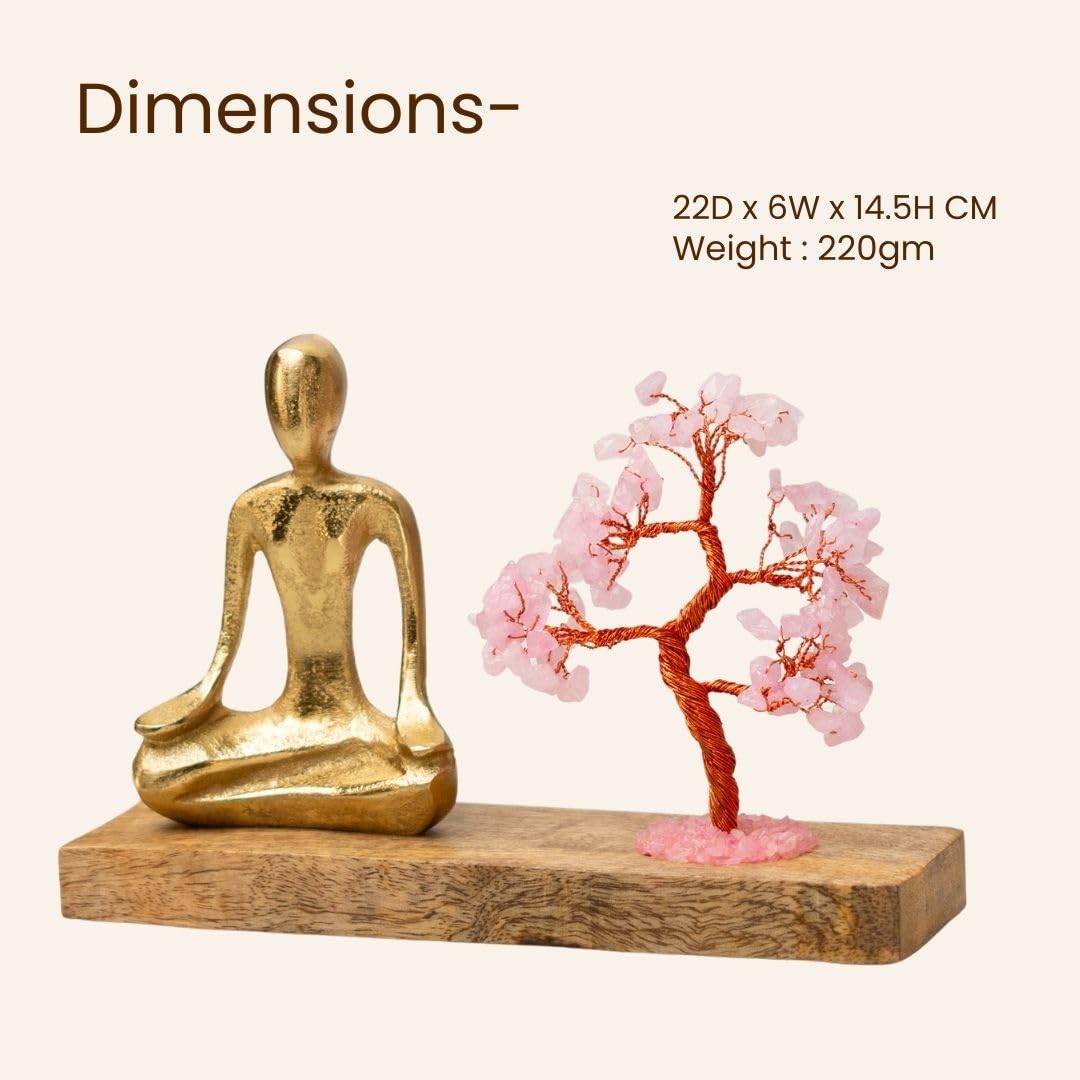 Nirvana Crystal Tree- Rose Quartz