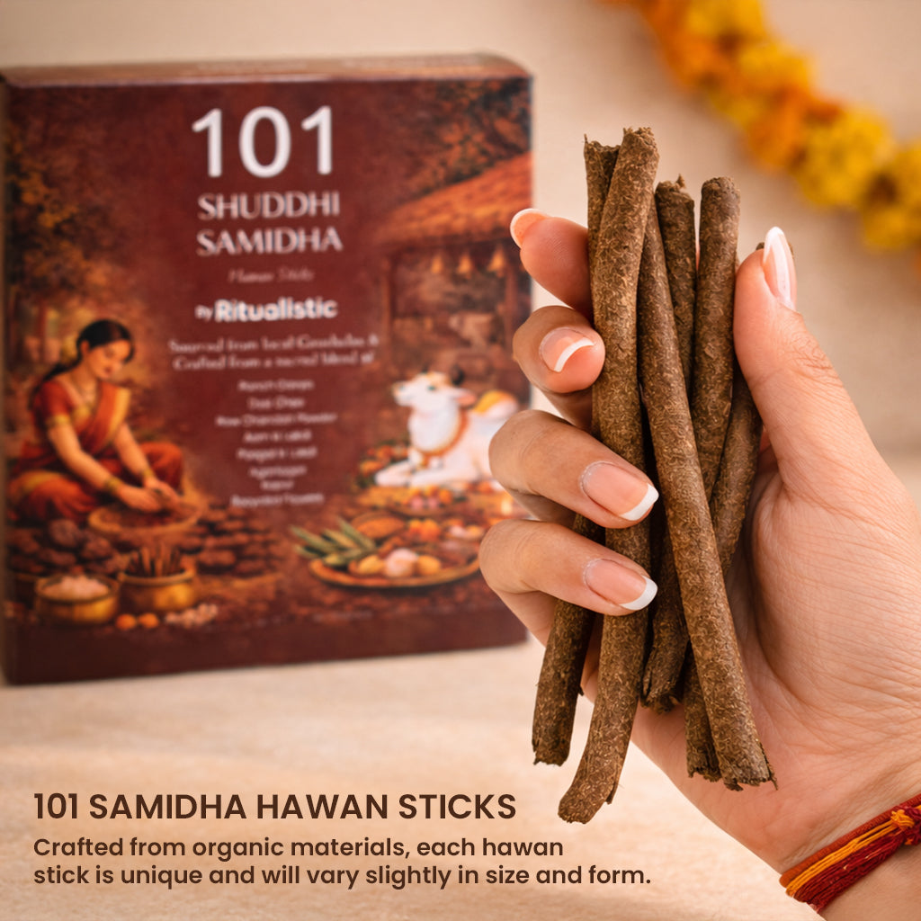 Sacred Hawan Samidha Sticks – Ritual Pack (101 Units)