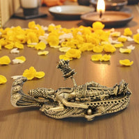 Lord Vishnu Yog Nidra Brass Idol / Car Dashboard