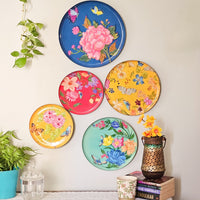 Pushpam Wall Plates- Set of 5