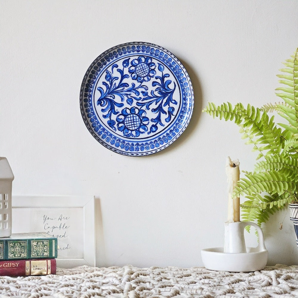 Holland Single Wall Plate with wooden stand