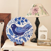 Bird Single Wall Plate with wooden stand