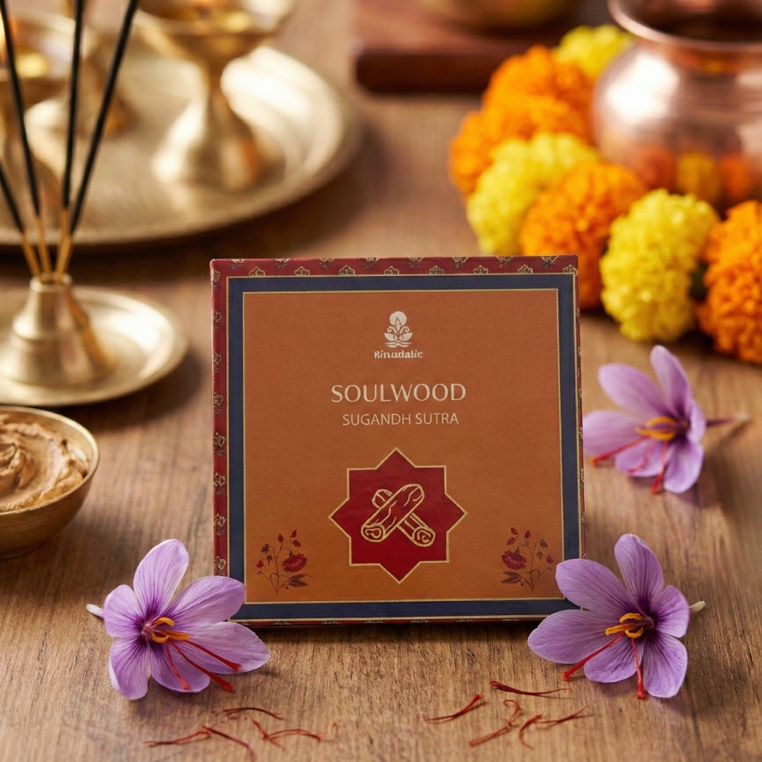 Sugandh Sutra Home Fragrance Bakhoor- Soulwood for Purifying Energy 65gm