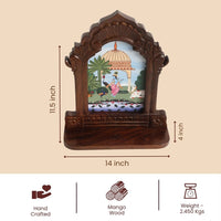 Bhakti Wall Mounted Temple - Lord Krishna