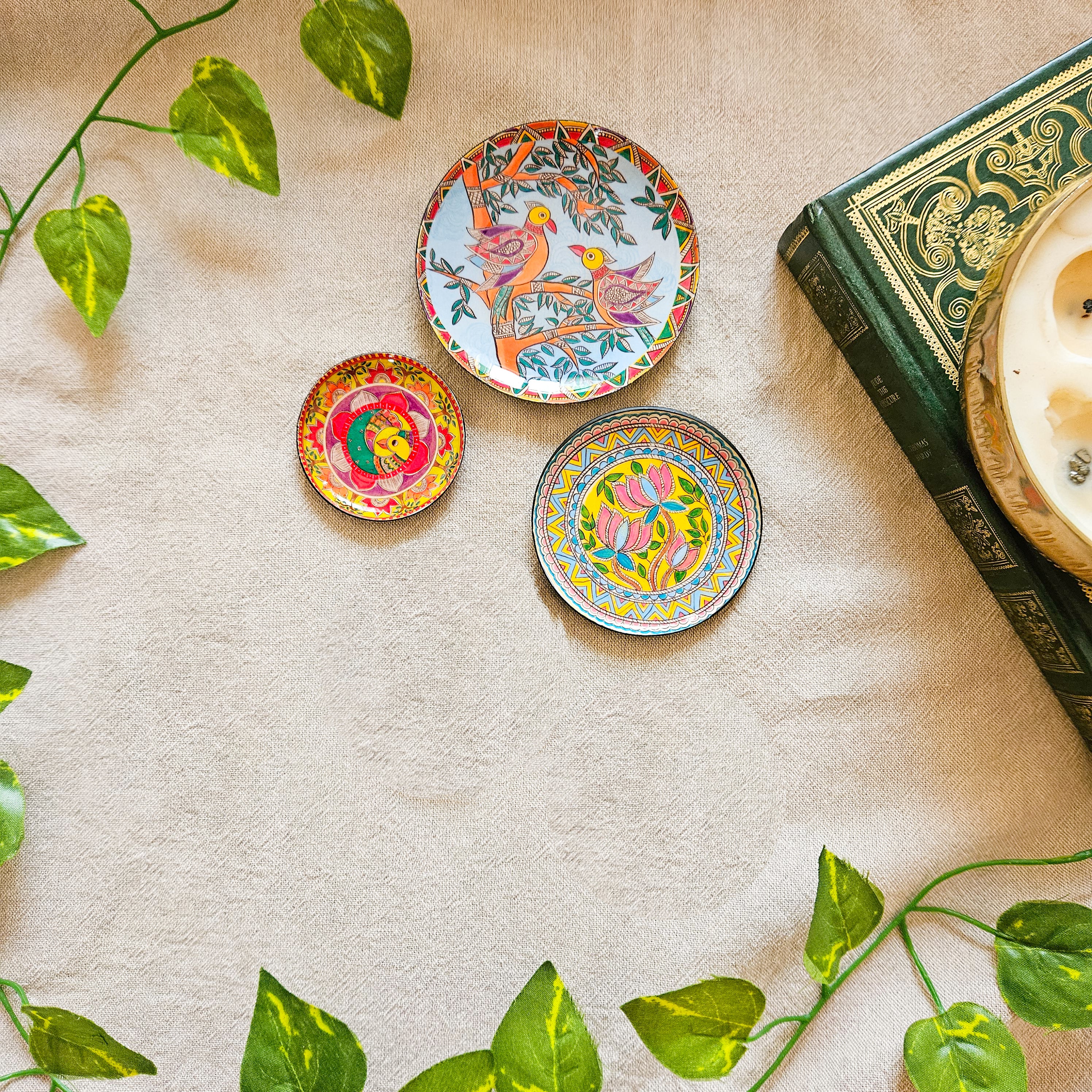 Madhubani Fridge Magnet Set of 3