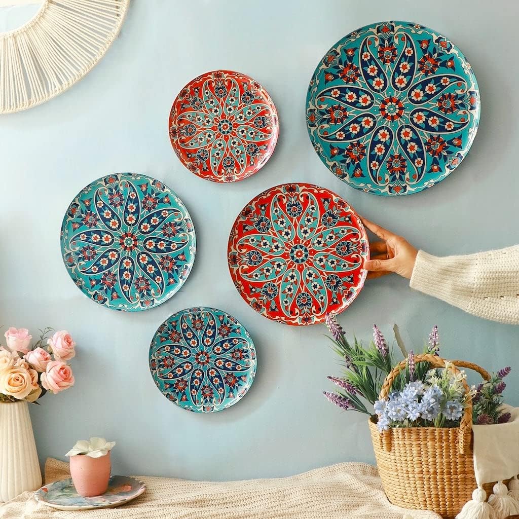 Turkish Wall Plates - Set of 5