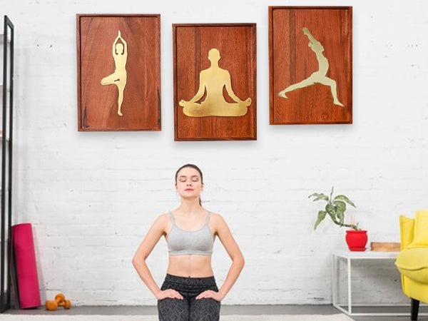 Serene Yoga Frames - Set of 3