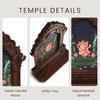 Bhakti Wall Mounted Temple - Ganesha