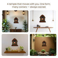 Bhakti Wall Mounted Temple - Ganesha