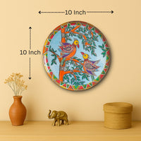 Madhubani Wall Plates - Set of 9
