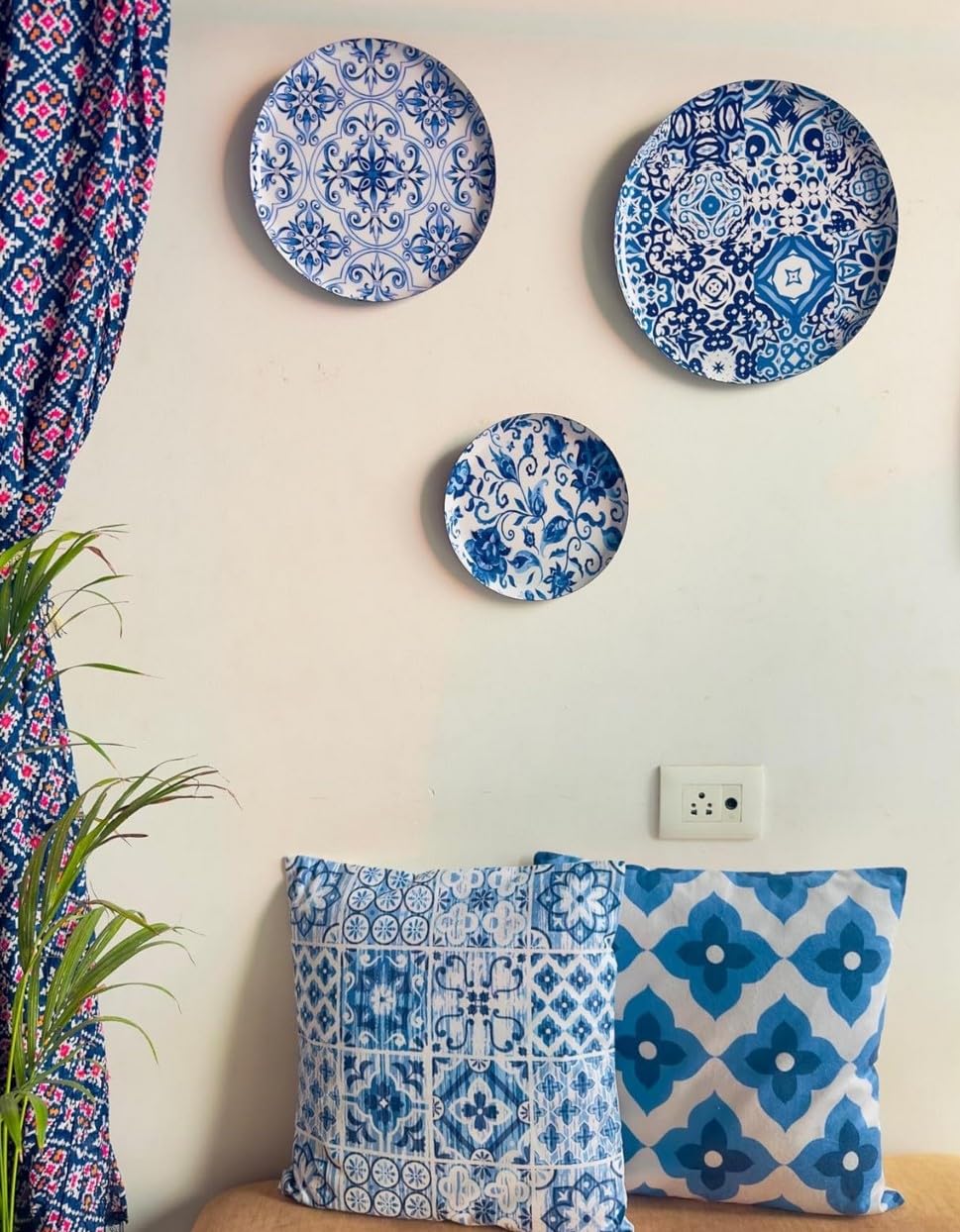 Portuguese Wall Plates- Set of 3