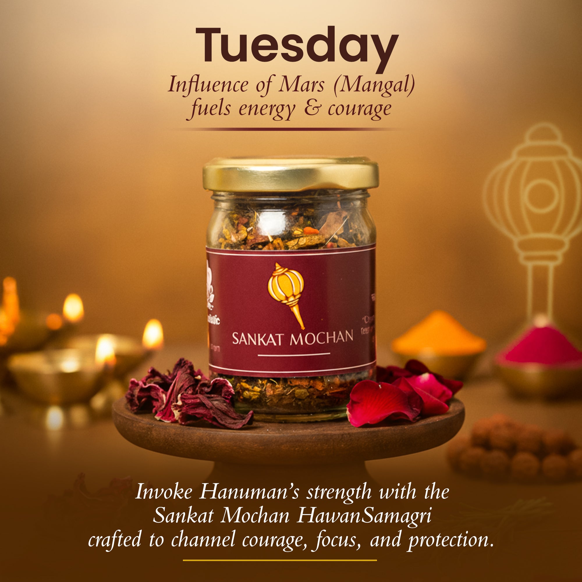 Hawan Samagri for Tuesday Sankat Mochan-Lord Hanuman - 80 gm