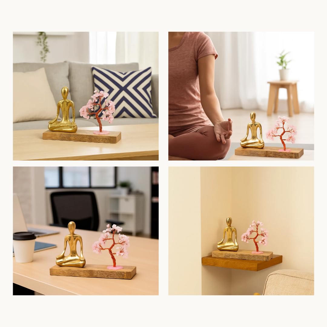 Nirvana Crystal Tree- Rose Quartz