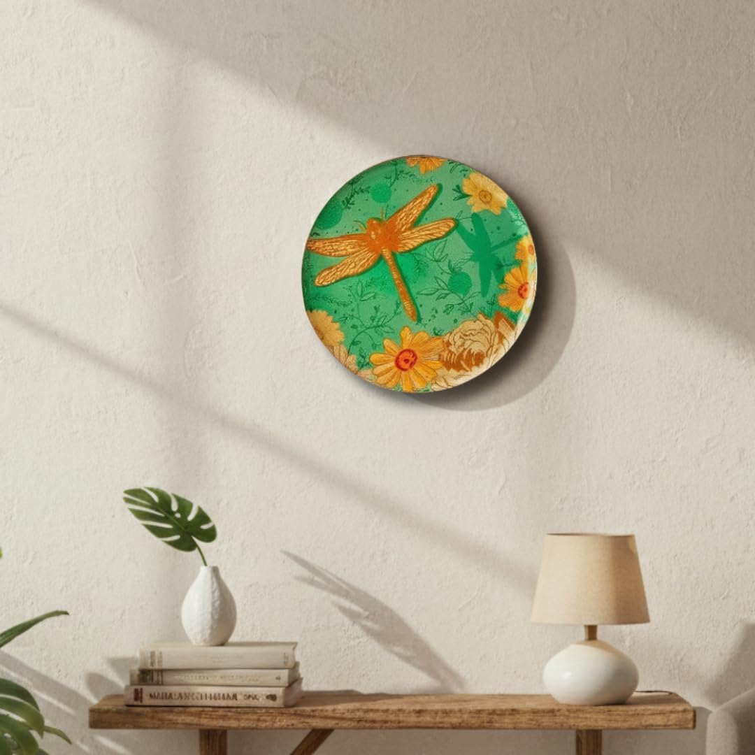 Pastel Blooms Wall Plates-Set of 5