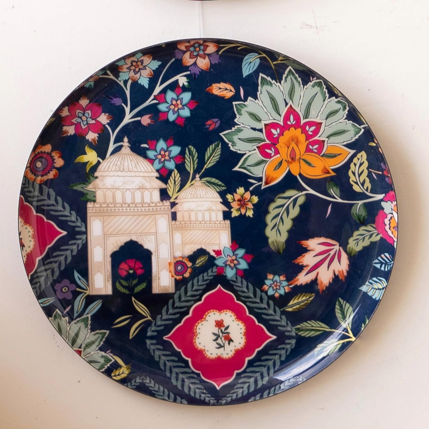 Ajmer Floral Wall Plates- Set of 5