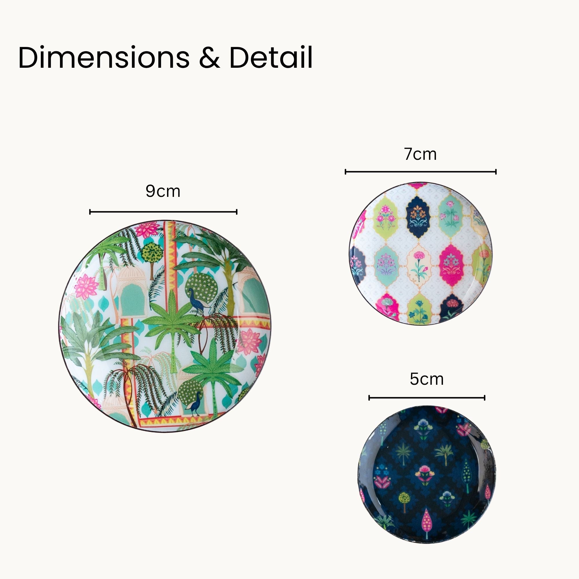 Jaipur Haveli Fridge Magnets- Set of 5