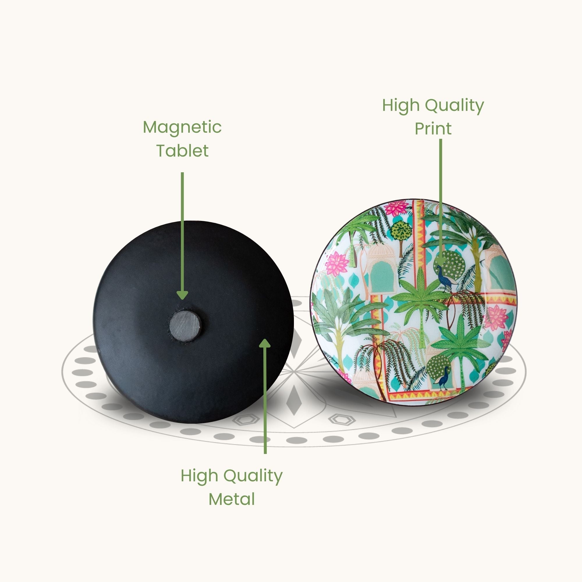 Jaipur Haveli Fridge Magnets- Set of 5