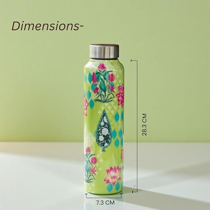 Stainless Steel Water Bottle - Lime