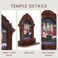 Bhakti Wall Mounted Temple - Ram Darbar