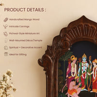 Bhakti Wall Mounted Temple - Ram Darbar