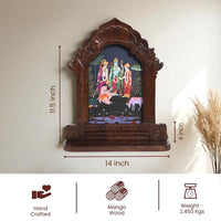 Bhakti Wall Mounted Temple - Ram Darbar