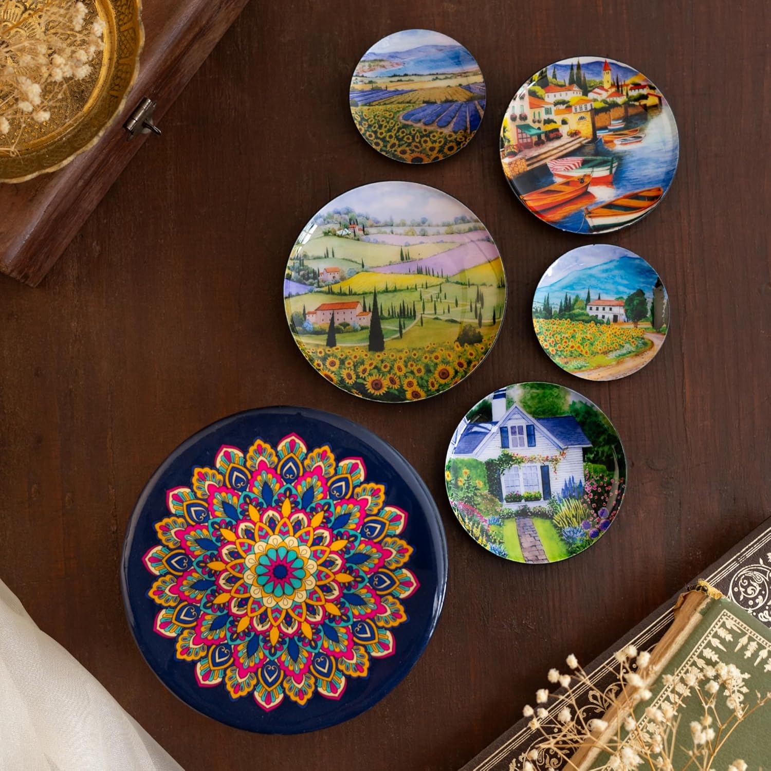 Tuscany Fridge Magnets- Set of 5