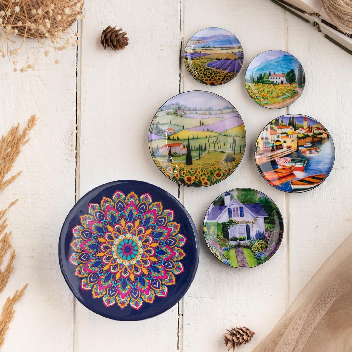 Tuscany Fridge Magnets- Set of 5