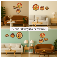 Ramayan Bengal Pattachitra Wall Plates -Set of 3