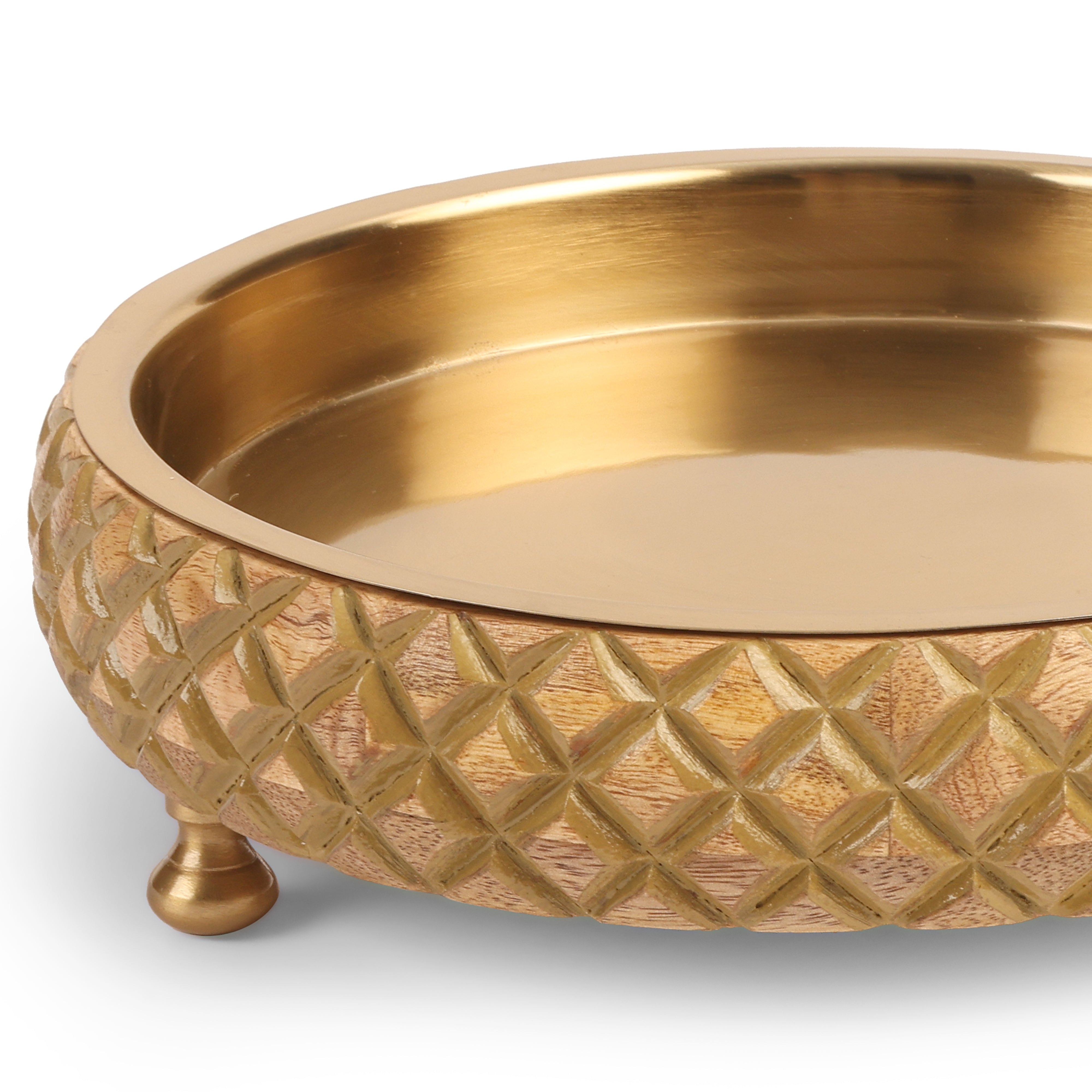 Chitra-Handcarved Wooden Urli