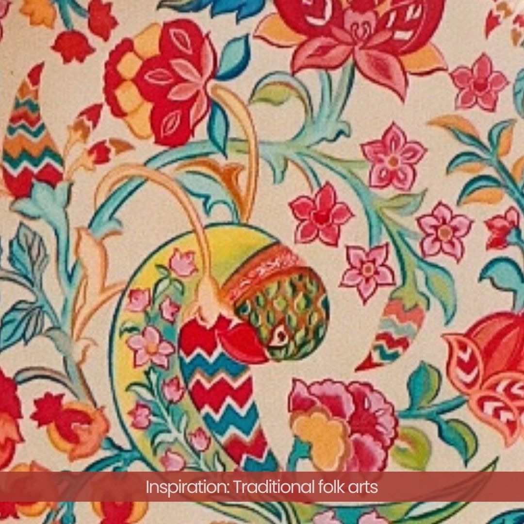 Birds of Paradise Wall Plates- Set of 5