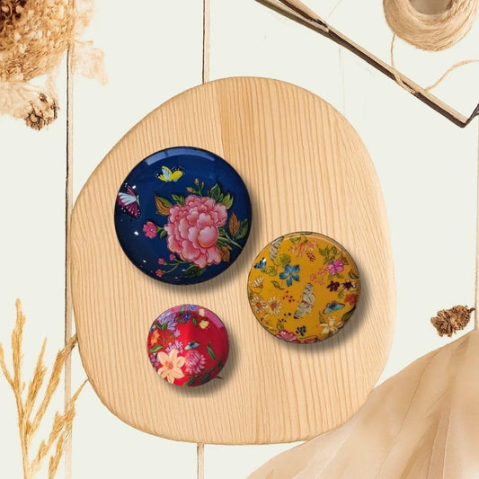 Pushpam Fridge Magnet Set of 3
