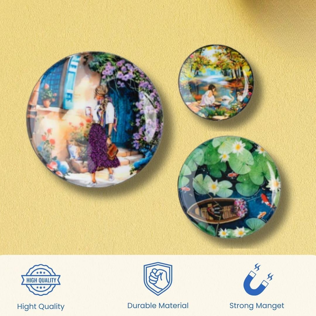 Slice of Life Fridge Magnet Set of 3