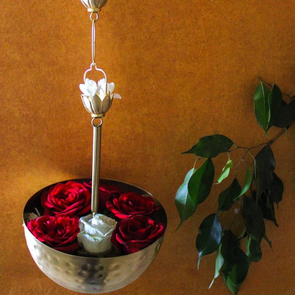 Ritualistic Brass Plated Hanging Loban | Dhoop Dani | Dhuni